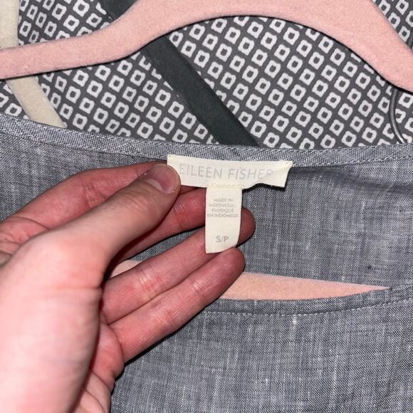 Eileen Fisher 100% Organic Linen Top - Picture 13 of 15